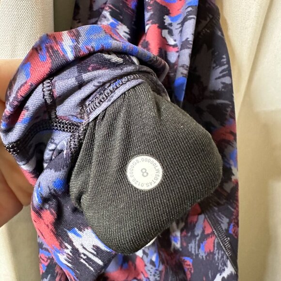 🌸 Lululemon WunderUnder High-Rise Tight 28" Luxtreme - Floral Multi Sz 8 🌸 - Picture 11 of 11